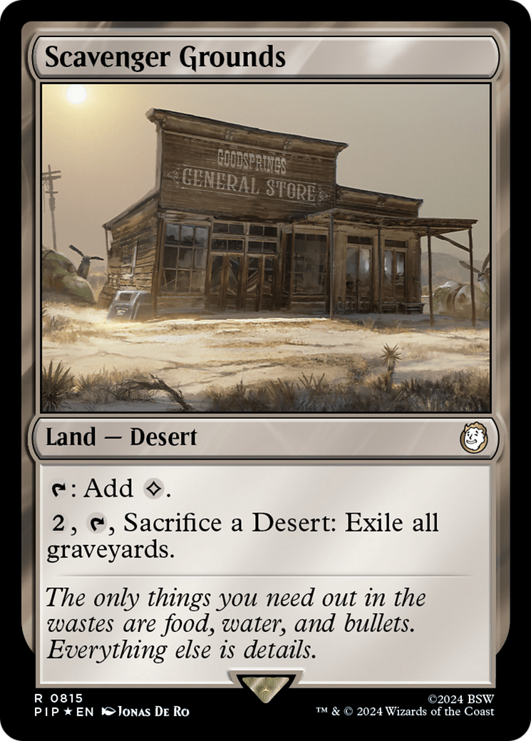 Scavenger Grounds (Surge Foil) [Fallout] | Empire Gaming NC