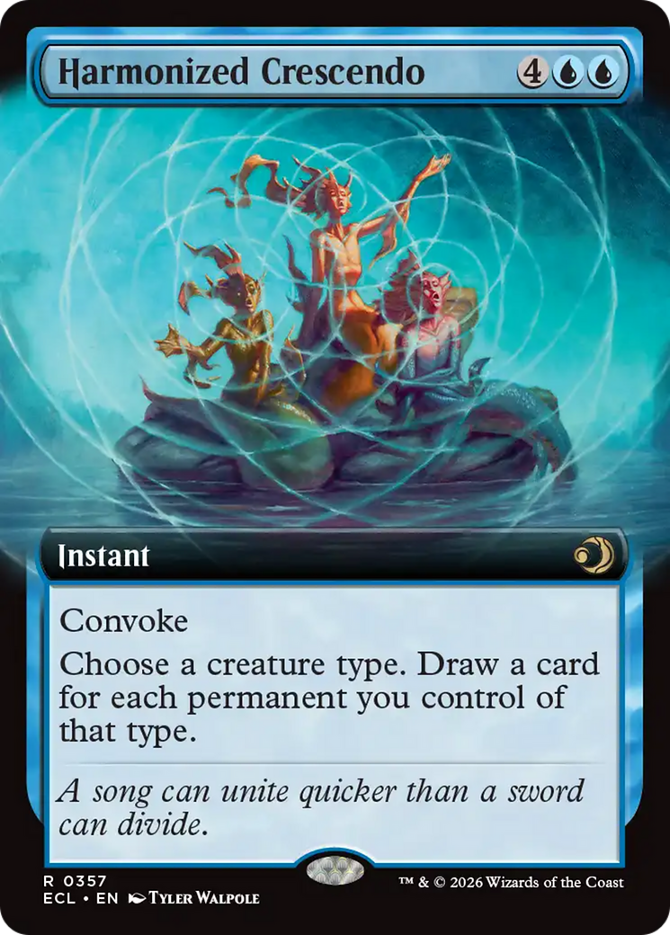 Harmonized Crescendo (Extended Art) [Lorwyn Eclipsed] | Empire Gaming NC