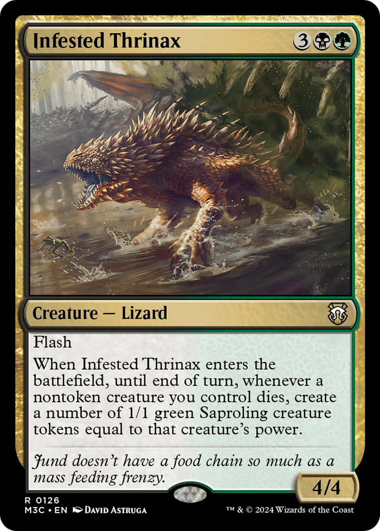Infested Thrinax [Modern Horizons 3 Commander] | Empire Gaming NC