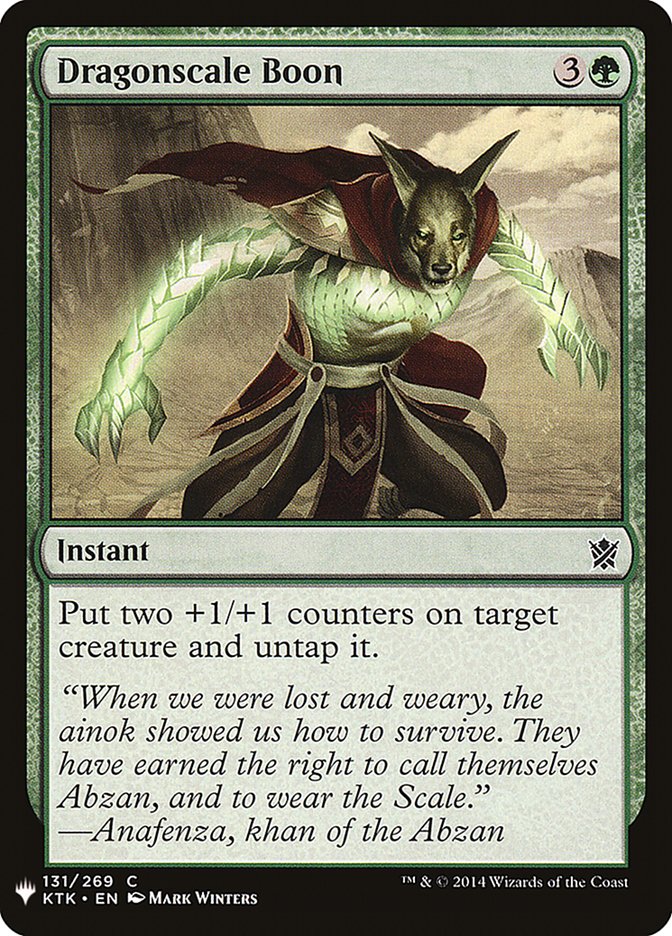 Dragonscale Boon [Mystery Booster] | Empire Gaming NC