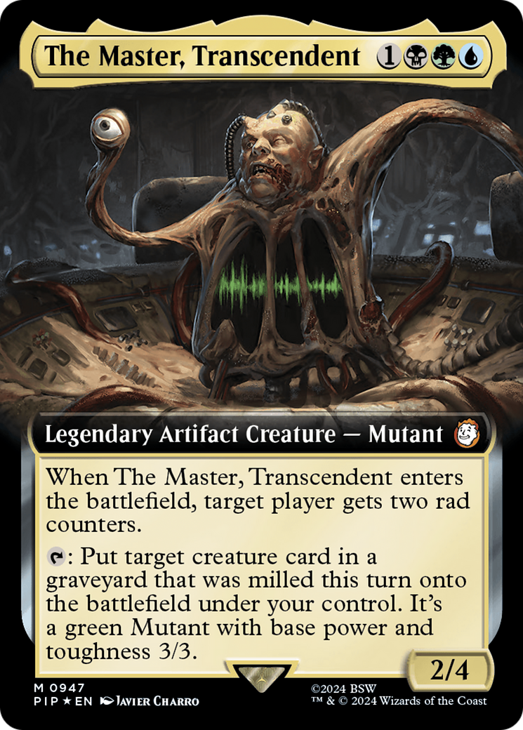 The Master, Transcendent (Extended Art) (Surge Foil) [Fallout] | Empire Gaming NC