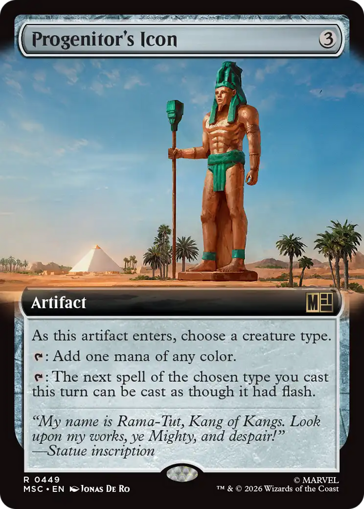 Progenitor's Icon (Extended Art) [Marvel Super Heroes Commander] | Empire Gaming NC