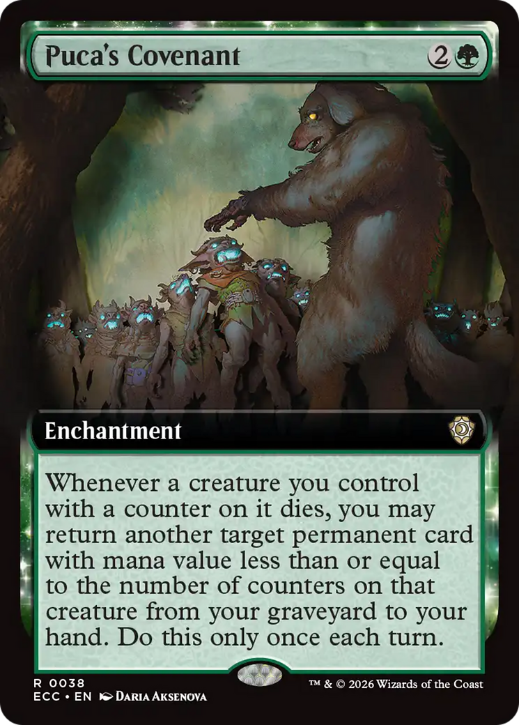 Puca's Covenant (Extended Art) [Lorwyn Eclipsed Commander] | Empire Gaming NC