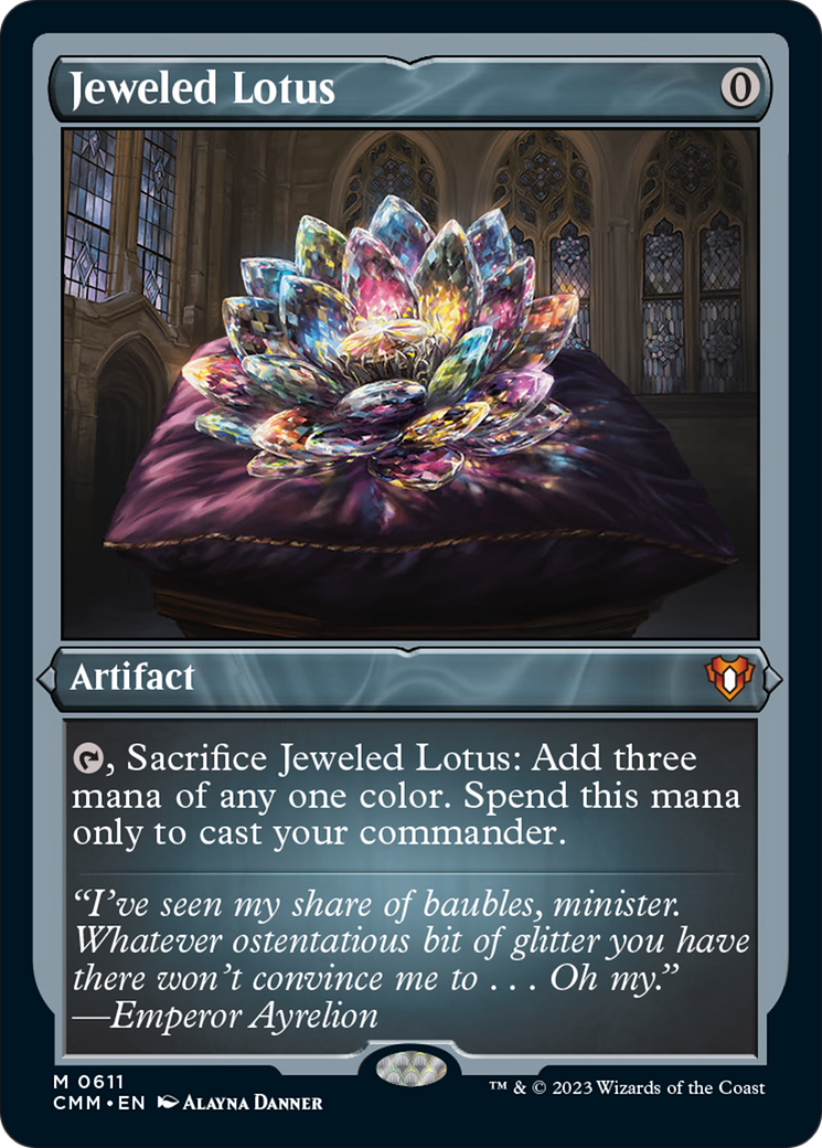 Jeweled Lotus (Foil Etched) [Commander Masters] | Empire Gaming NC