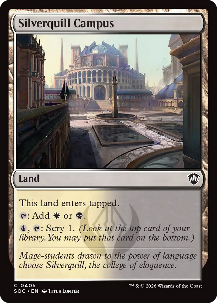 Silverquill Campus [Secrets of Strixhaven Commander] | Empire Gaming NC