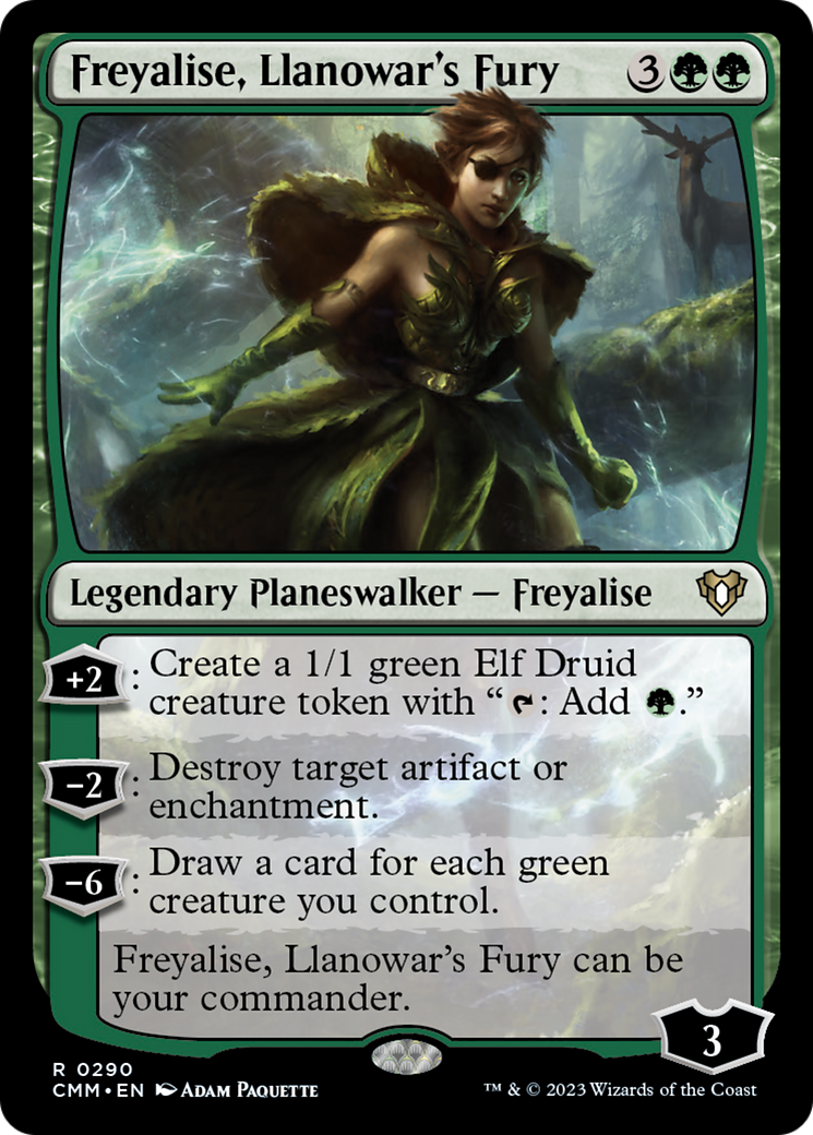 Freyalise, Llanowar's Fury [Commander Masters] | Empire Gaming NC