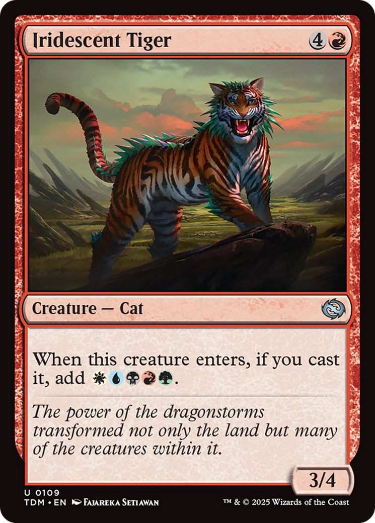 Iridescent Tiger [Tarkir: Dragonstorm] | Empire Gaming NC