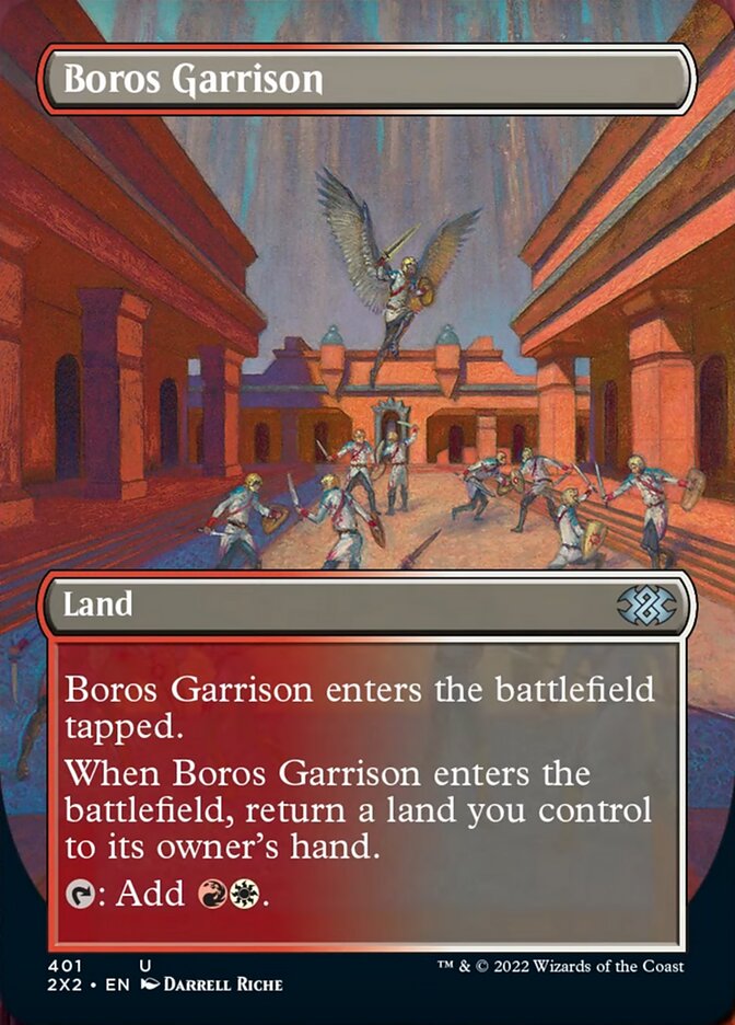 Boros Garrison (Borderless Alternate Art) [Double Masters 2022] | Empire Gaming NC