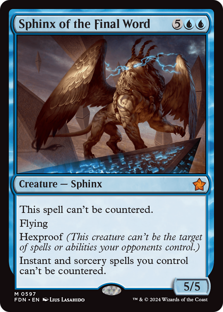 Sphinx of the Final Word [Foundations] | Empire Gaming NC