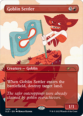 Goblin Settler (Borderless) [Secret Lair Drop Series] | Empire Gaming NC