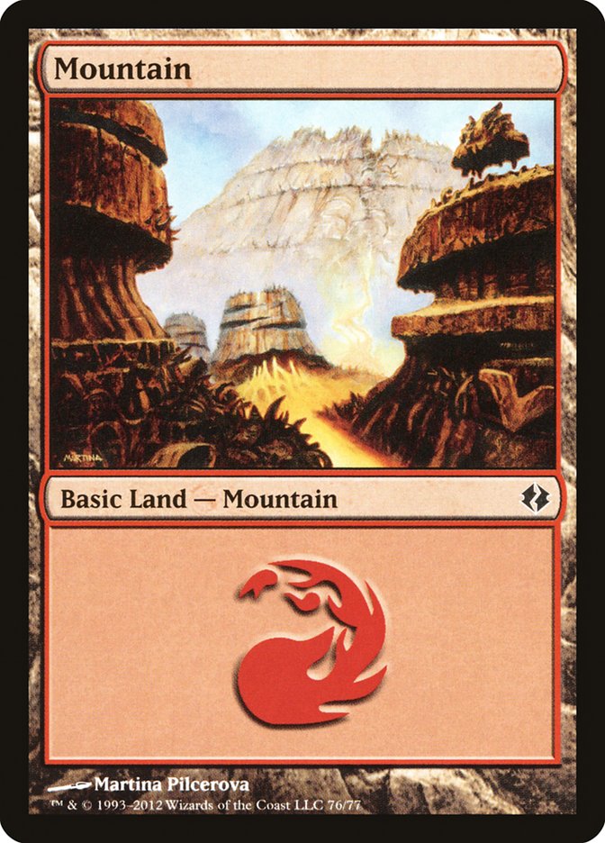 Mountain (76) [Duel Decks: Venser vs. Koth] | Empire Gaming NC