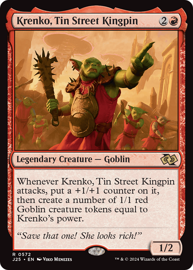 Krenko, Tin Street Kingpin [Foundations Jumpstart] | Empire Gaming NC