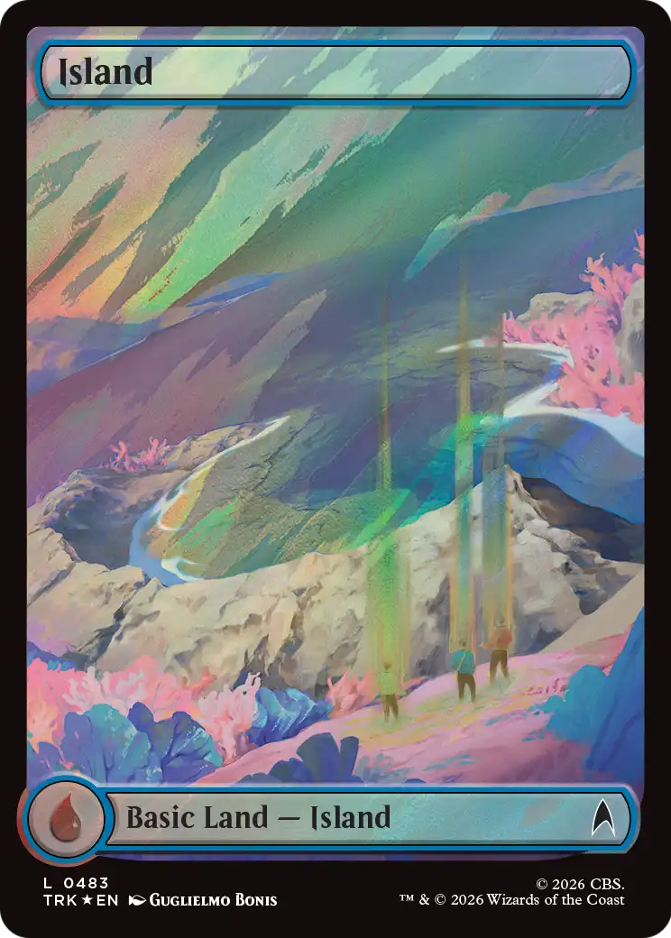 Island (0483) (Surge Foil) [Star Trek] | Empire Gaming NC
