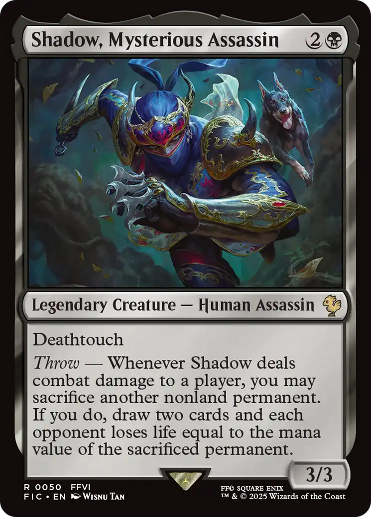Shadow, Mysterious Assassin [FINAL FANTASY Commander] | Empire Gaming NC