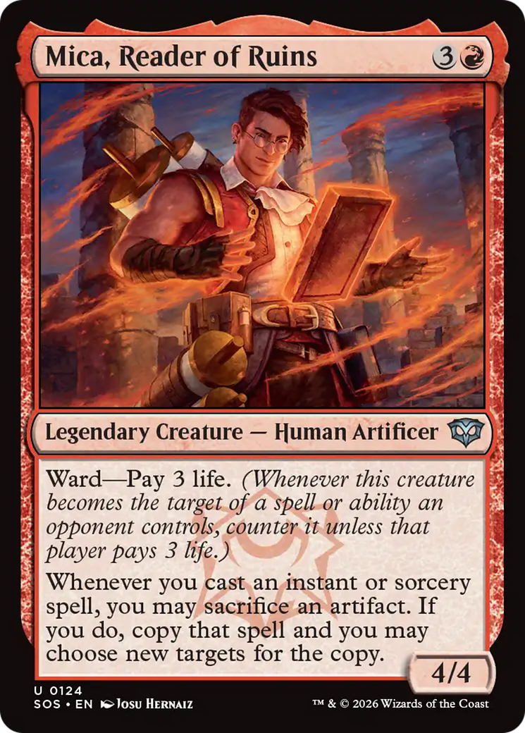 Mica, Reader of Ruins [Secrets of Strixhaven] | Empire Gaming NC