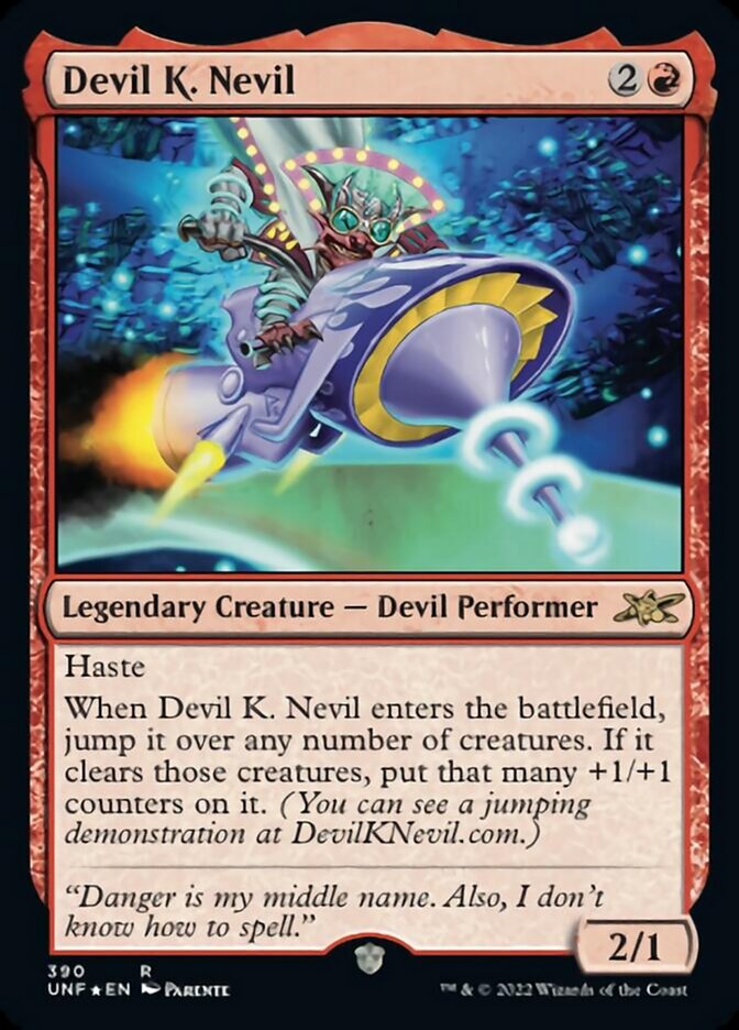 Devil K. Nevil (Galaxy Foil) [Unfinity] | Empire Gaming NC