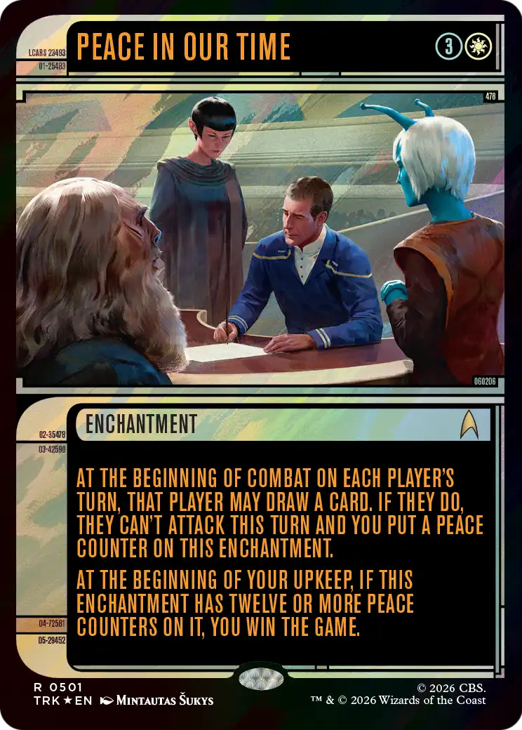 Peace in Our Time (Showcase) (Surge Foil) [Star Trek] | Empire Gaming NC