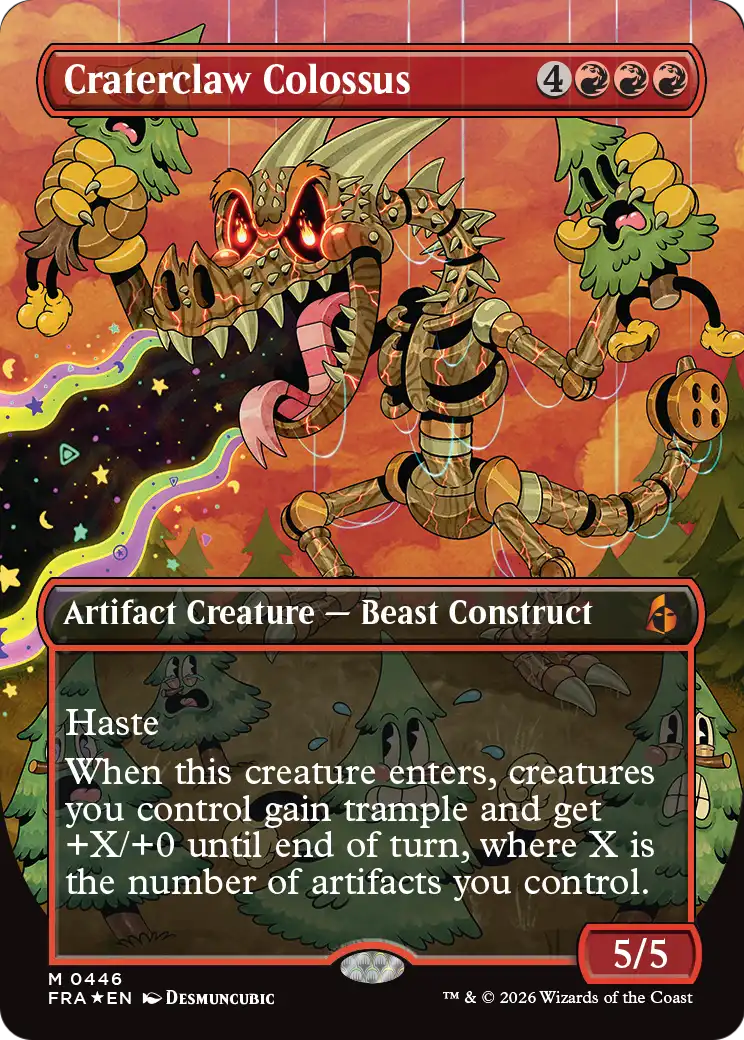 Craterclaw Colossus (Borderless) (0446) [Reality Fracture] | Empire Gaming NC