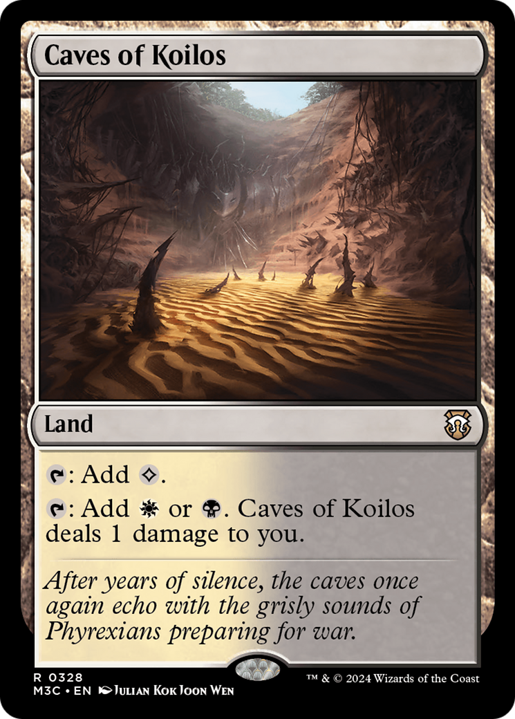 Caves of Koilos (Ripple Foil) [Modern Horizons 3 Commander] | Empire Gaming NC