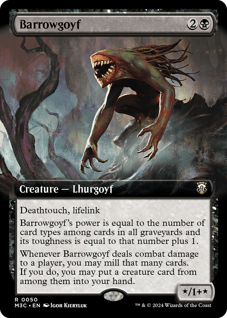 Barrowgoyf (Extended Art) [Modern Horizons 3 Commander] | Empire Gaming NC