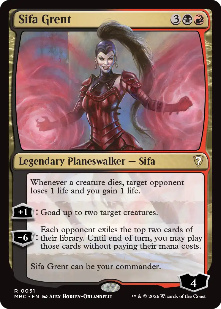 Sifa Grent [Mystery Booster: Commander Edition] | Empire Gaming NC