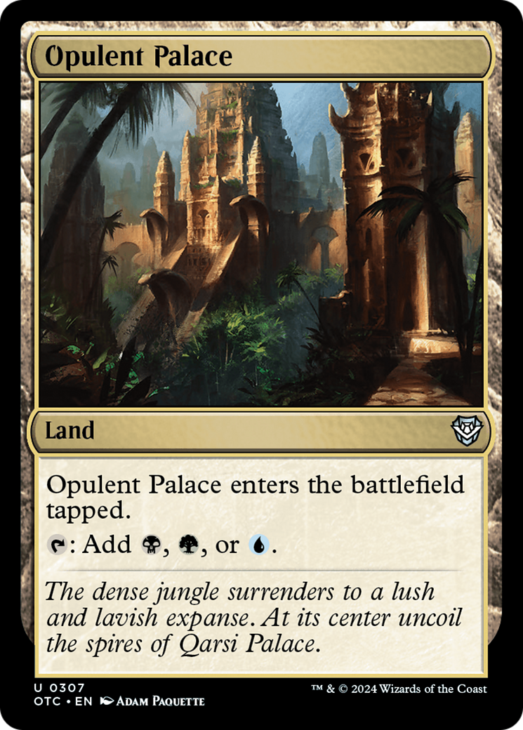 Opulent Palace [Outlaws of Thunder Junction Commander] | Empire Gaming NC