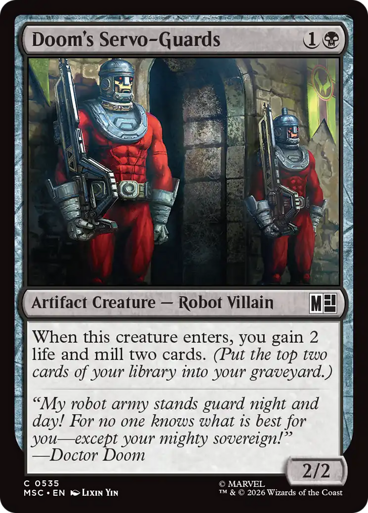 Doom's Servo-Guards [Marvel Super Heroes Commander] | Empire Gaming NC
