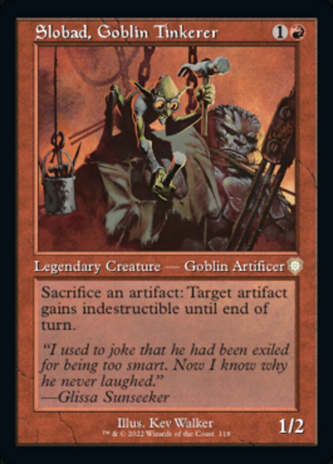 Slobad, Goblin Tinkerer (Retro) [The Brothers' War Commander] | Empire Gaming NC