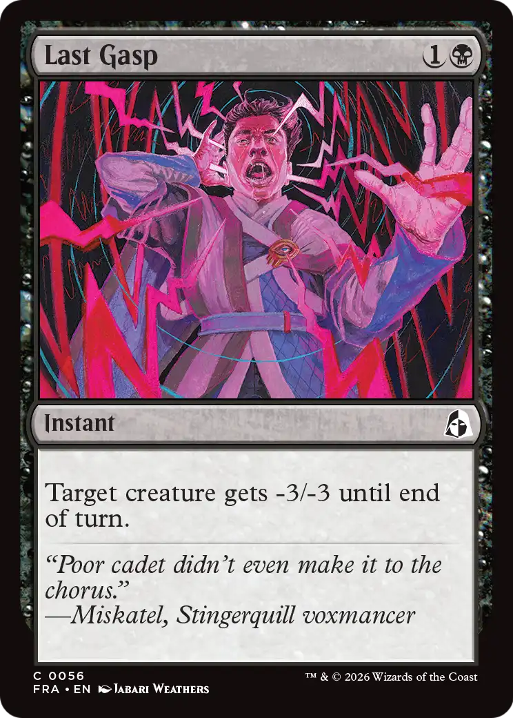 Last Gasp [Reality Fracture] | Empire Gaming NC