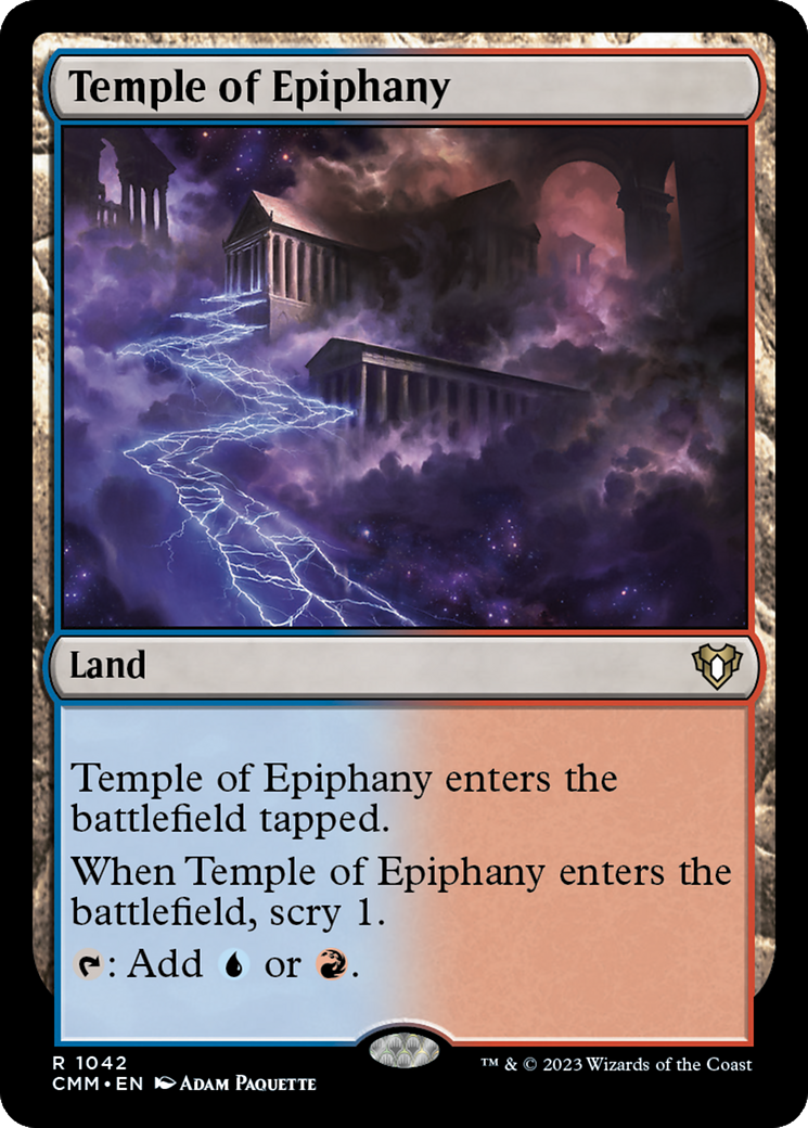 Temple of Epiphany [Commander Masters] | Empire Gaming NC