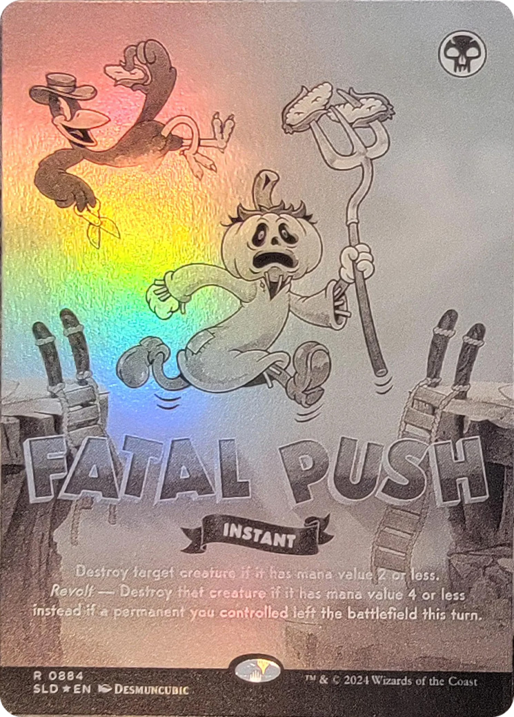 Fatal Push (0884) (Black & White Foil) [Secret Lair Drop Series] | Empire Gaming NC