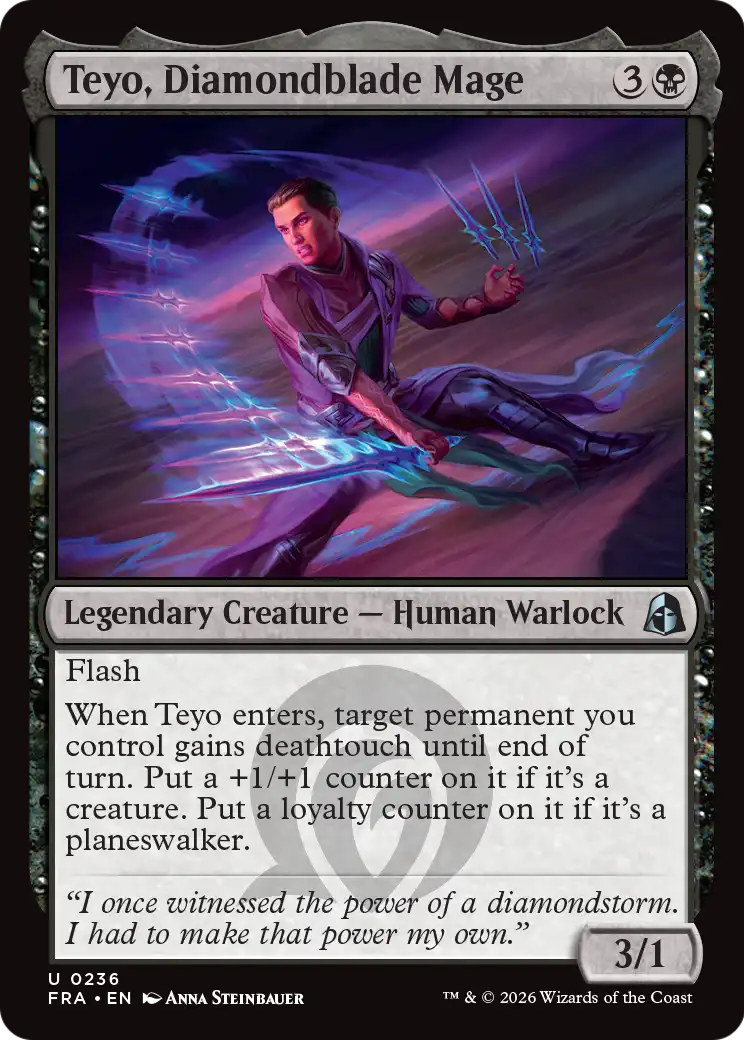 Teyo, Diamondblade Mage [Reality Fracture] | Empire Gaming NC