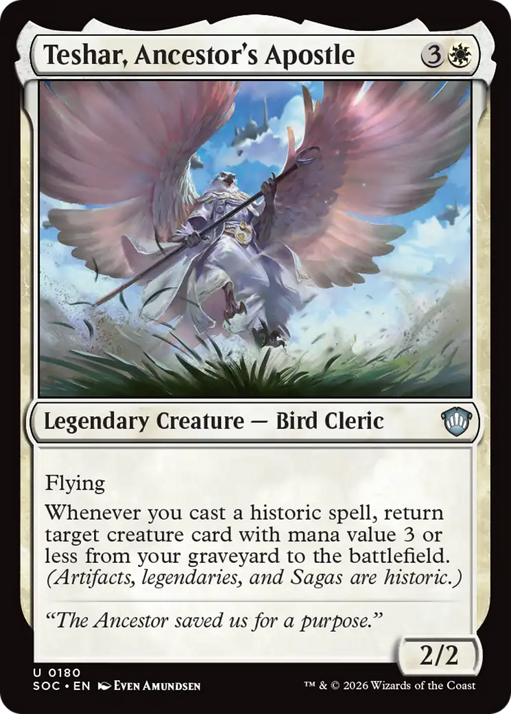 Teshar, Ancestor's Apostle [Secrets of Strixhaven Commander] | Empire Gaming NC