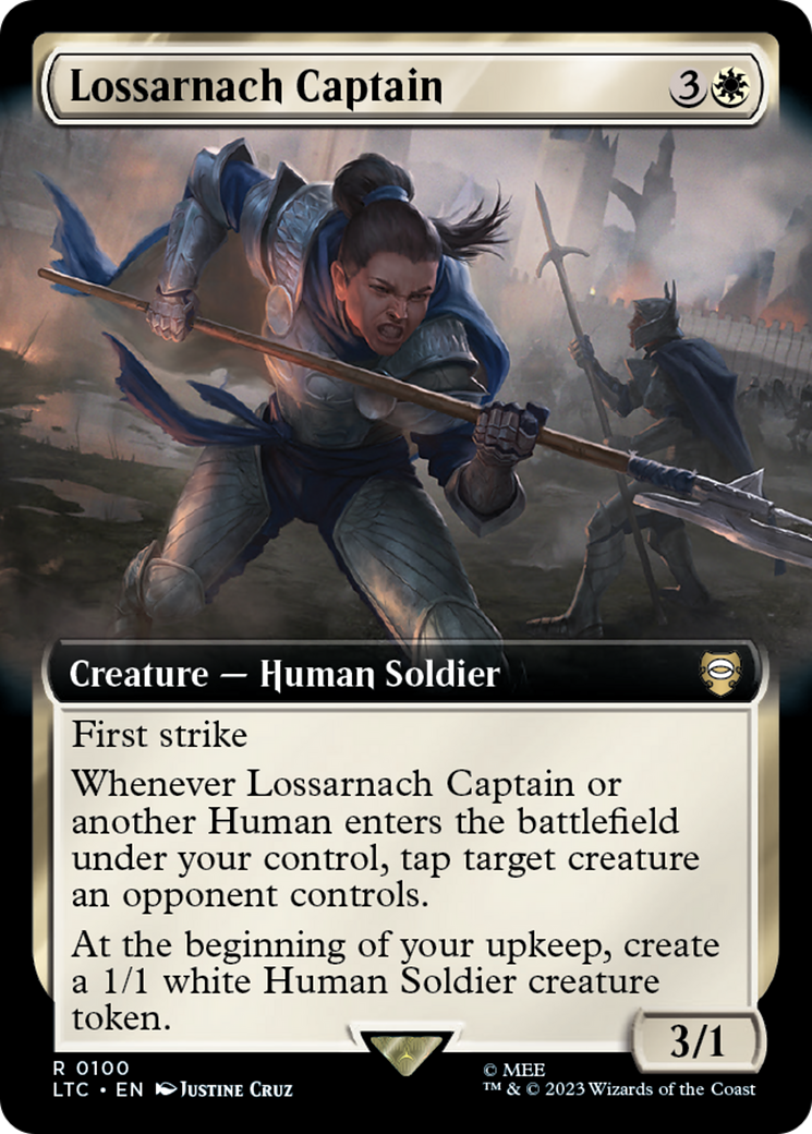 Lossarnach Captain (Extended Art) [The Lord of the Rings: Tales of Middle-Earth Commander] | Empire Gaming NC