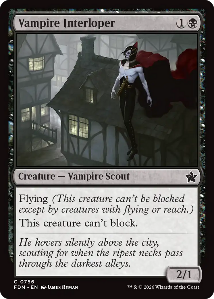 Vampire Interloper (0756) [Foundations] | Empire Gaming NC