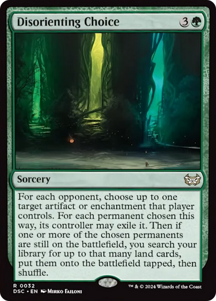 Disorienting Choice (Extended Art) [Duskmourn: House of Horror Commander] | Empire Gaming NC