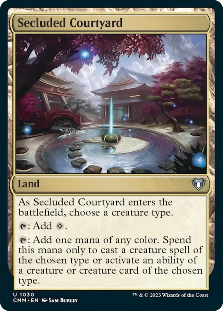 Secluded Courtyard [Commander Masters] | Empire Gaming NC