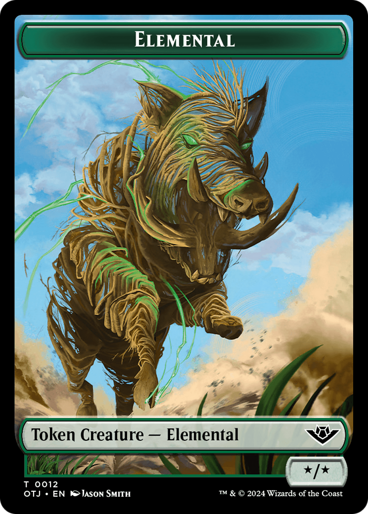 Elemental Token [Outlaws of Thunder Junction Tokens] | Empire Gaming NC