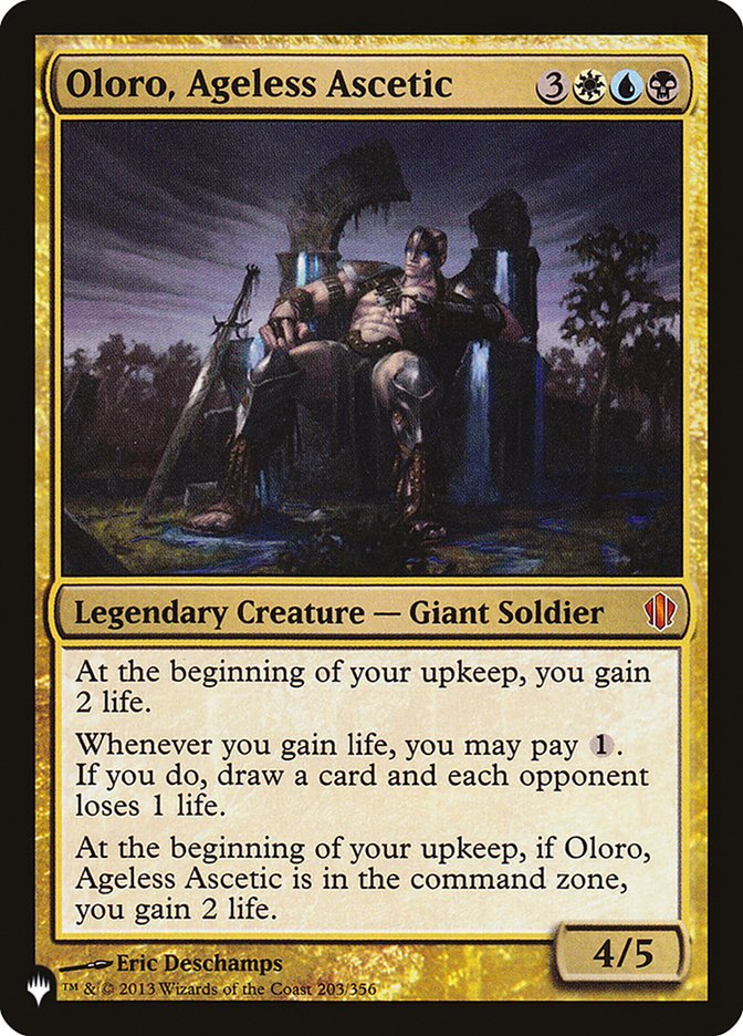 Oloro, Ageless Ascetic [The List] | Empire Gaming NC