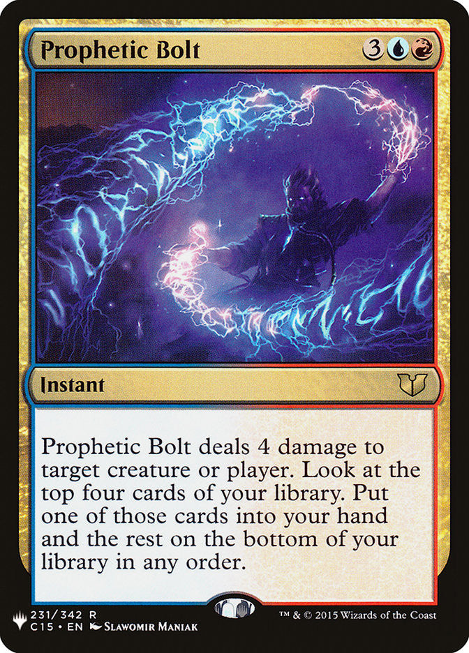 Prophetic Bolt [The List] | Empire Gaming NC