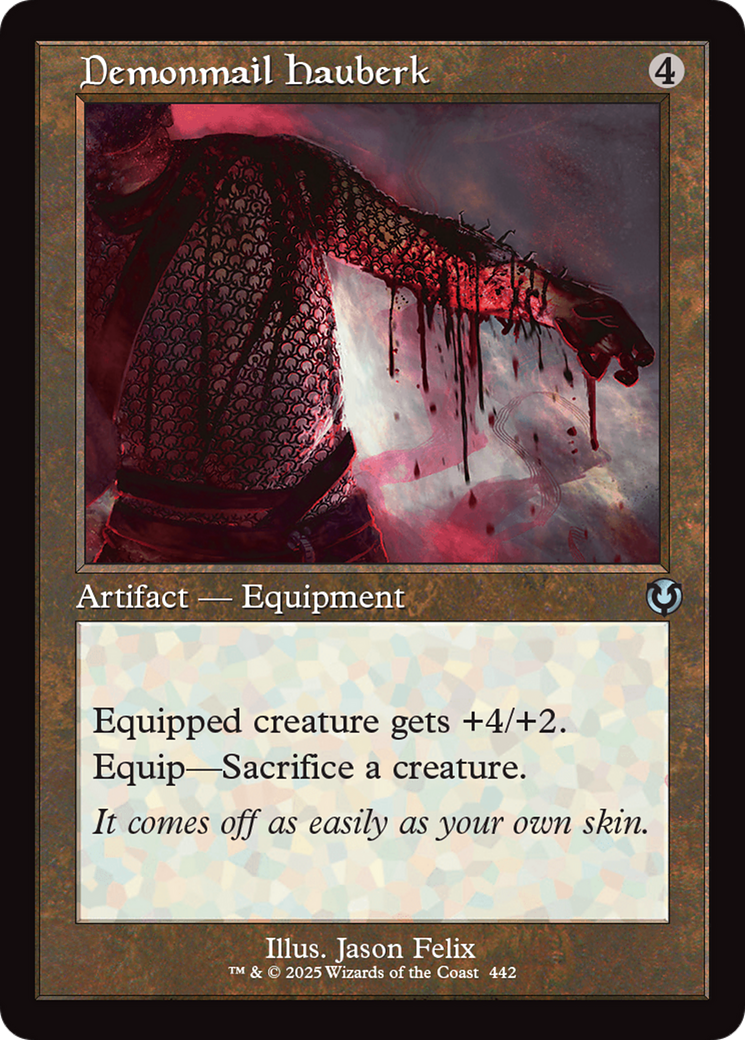 Demonmail Hauberk (Retro Frame) [Innistrad Remastered] | Empire Gaming NC