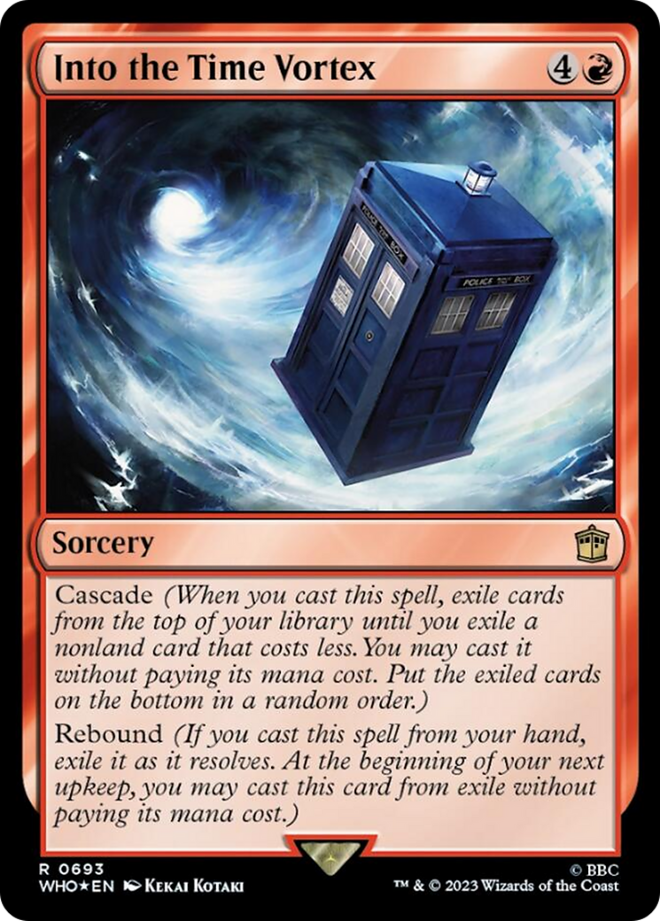 Into the Time Vortex (Surge Foil) [Doctor Who] | Empire Gaming NC