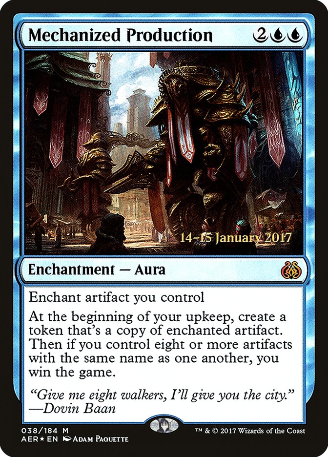 Mechanized Production [Aether Revolt Prerelease Promos] | Empire Gaming NC