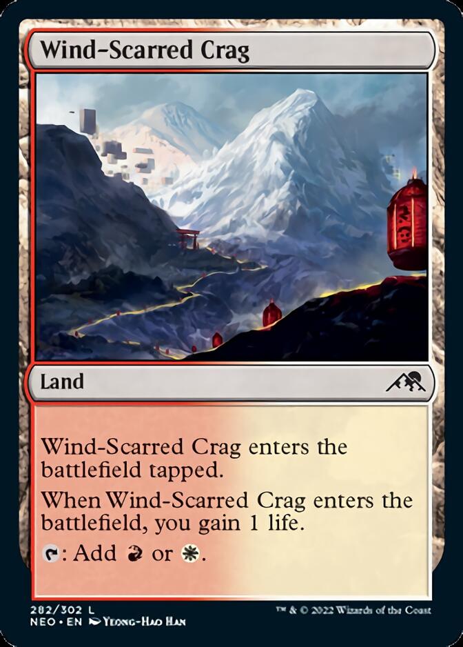 Wind-Scarred Crag [Kamigawa: Neon Dynasty] | Empire Gaming NC