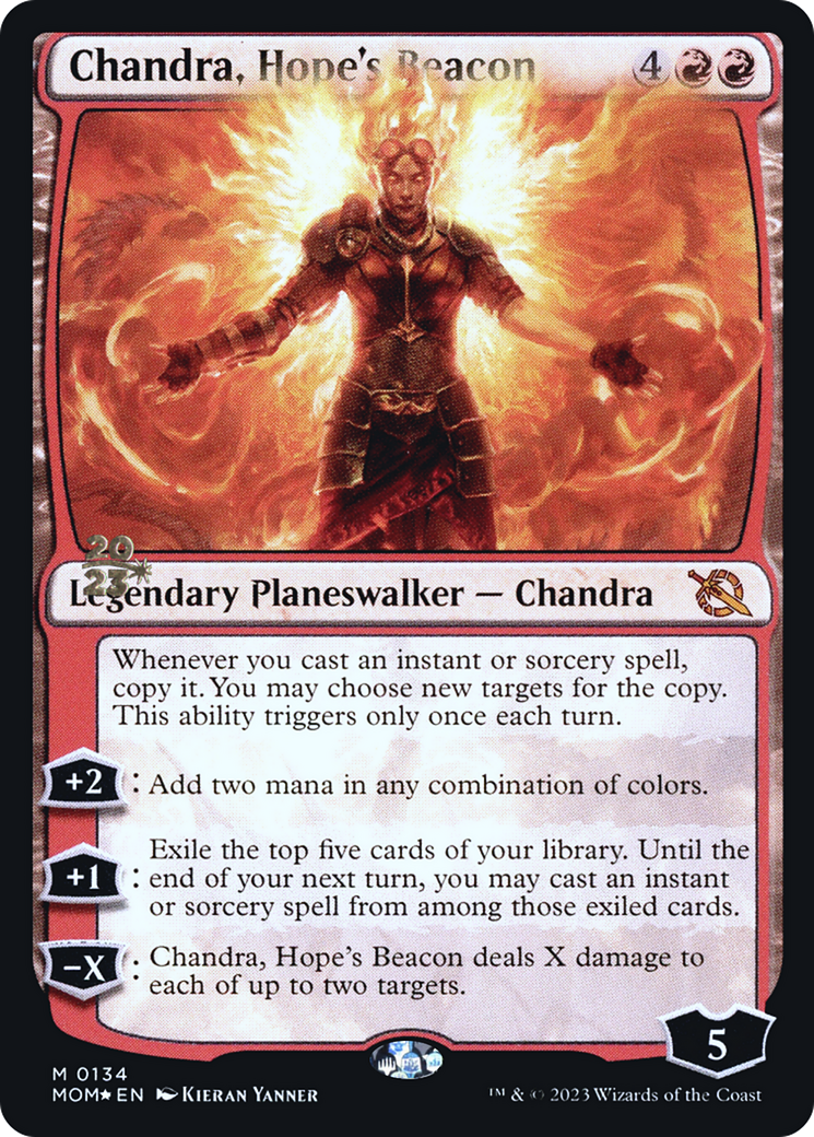 Chandra, Hope's Beacon [March of the Machine Prerelease Promos] | Empire Gaming NC