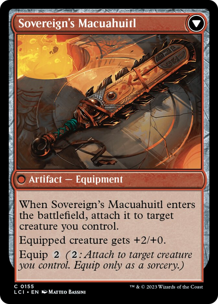 Idol of the Deep King // Sovereign's Macuahuitl [The Lost Caverns of Ixalan] | Empire Gaming NC