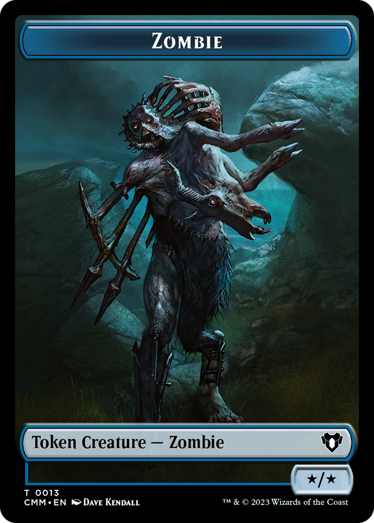 Zombie Token (13) [Commander Masters Tokens] | Empire Gaming NC