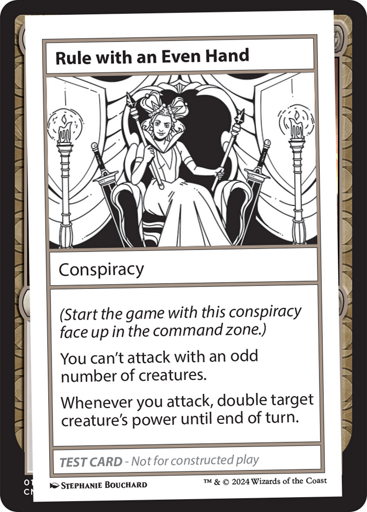 Rule with an Even Hand [Mystery Booster 2 Playtest Cards] | Empire Gaming NC