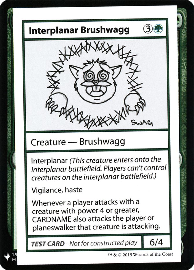 Interplanar Brushwagg [Mystery Booster Playtest Cards] | Empire Gaming NC