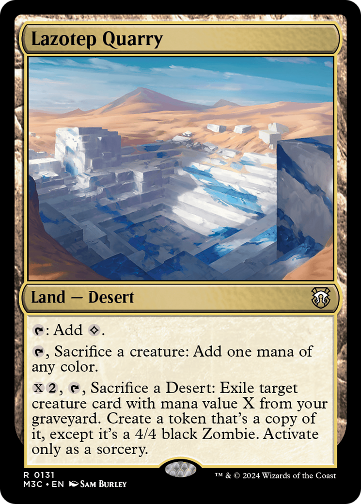 Lazotep Quarry (Extended Art) [Modern Horizons 3 Commander] | Empire Gaming NC